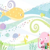 Tranh dán tường Hàn Quốc 3d cho bé cực đẹp tại Hà Nội Kid-046